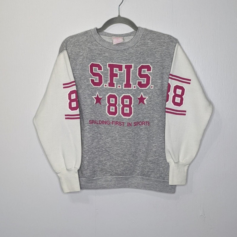 VTG '88 Spalding Crewneck Sweatshirt Sport Vintage